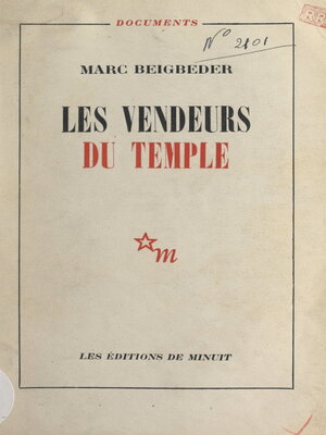 cover image of Les vendeurs du Temple